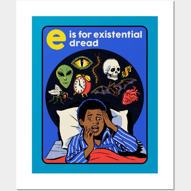 E is for Existential Dread Wall Art by Steven Rhodes